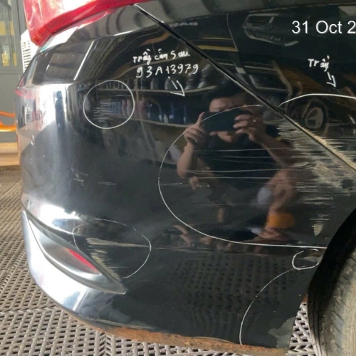 Phục hồi xe tai nạn – có bảo hiểm