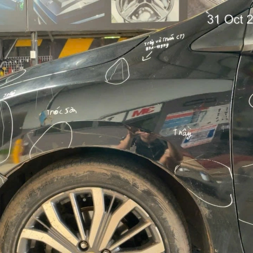 Phục hồi xe tai nạn – có bảo hiểm